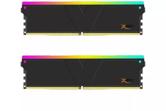 Memoria RAM V-Color Manta XSky RGB 32GB 2x16GB DDR5 6000MHz CL30 XMP 3.0 Negro