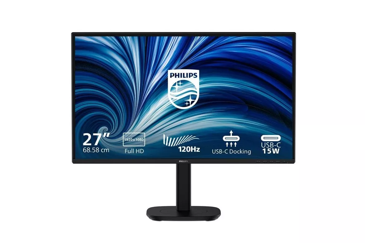 Monitor Philips 27B2U3301 27" FullHD 120Hz IPS Altavoces USB-C Ajustable en altura