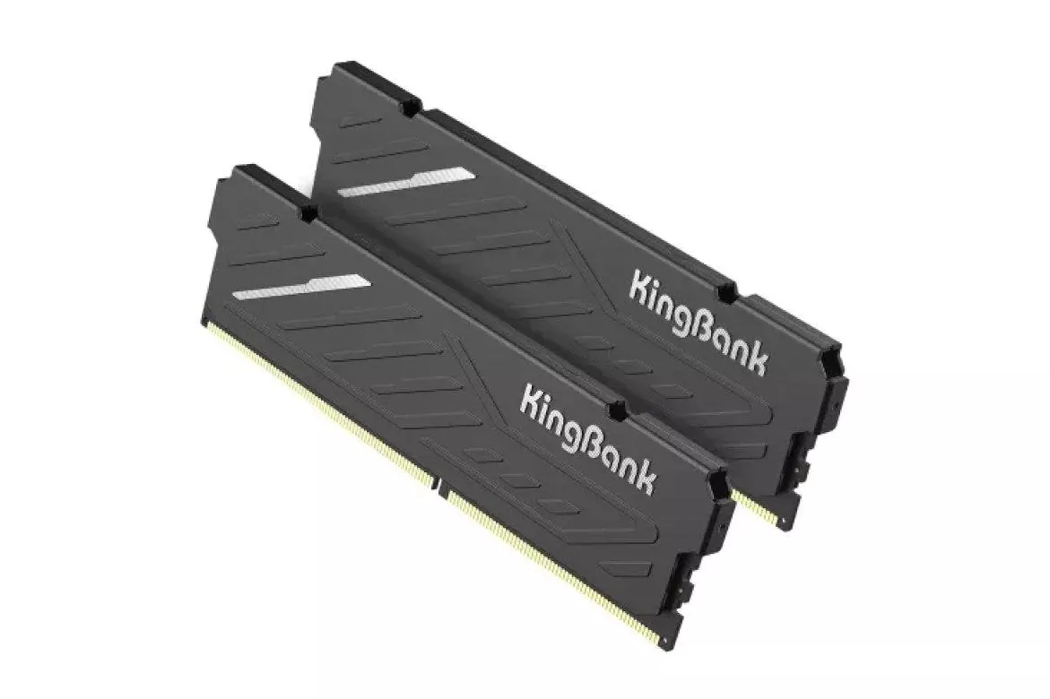 Memoria RAM KingBank KJXB DDR4 16GB 2x8GB UDIMM 3200MHz CL16 Negro XMP