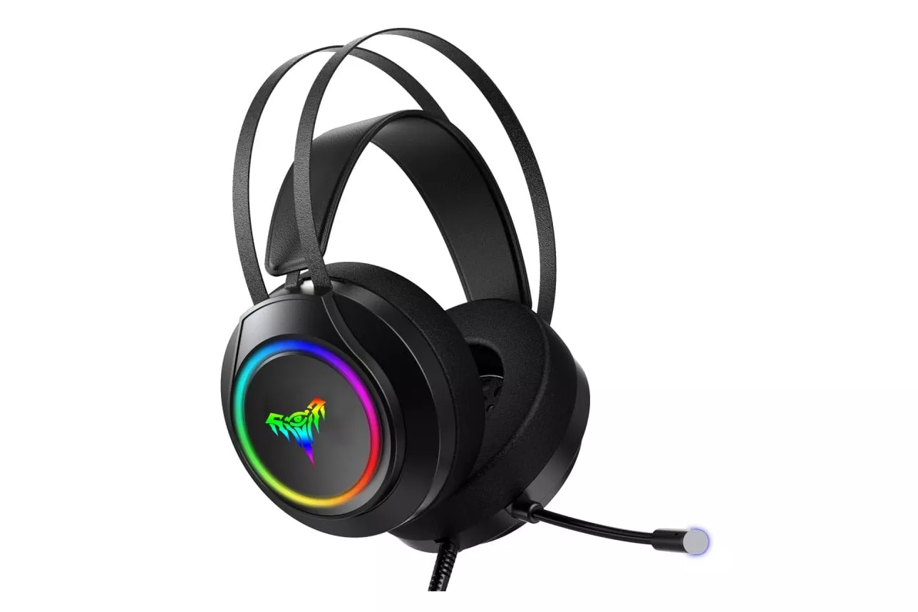 Kinsi V1l Auriculares Gaming USB RGB Negros