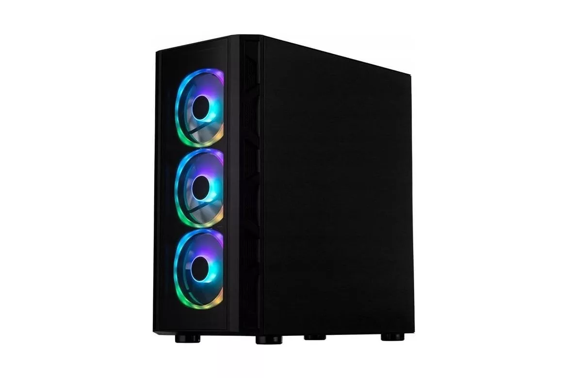 Caja semitorre Silver Monkey X Chest TG con 4 ventiladores ARGB