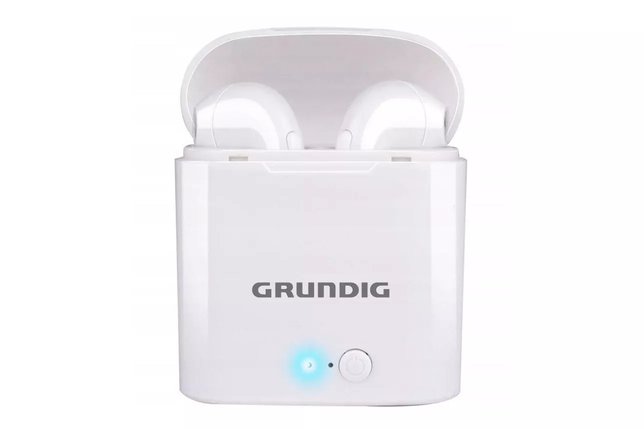 Auriculares Grundig TWS41 inal&aacute;mbricos Bluetooth True Wireless con micr&oacute;fono y estuche blanco