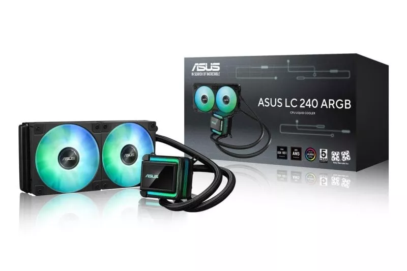 Refrigeraci&oacute;n l&iacute;quida ASUS LC 240 ARGB 240 mm 2 ventiladores LED multicolor