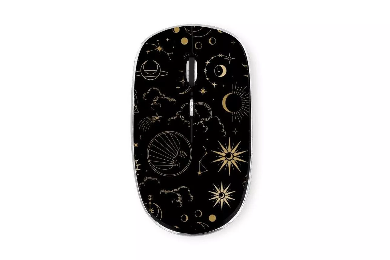 Rat&oacute;n TnB MWXASTRO Inal&aacute;mbrico RF 1600 DPI Multicolor Ambidiestro