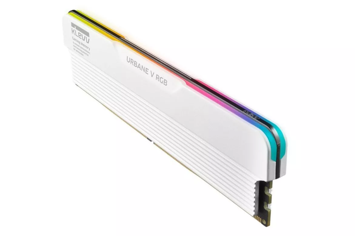 Memoria RAM Klevv Urbane V RGB 32GB 2x16GB DDR5 6000MHz CL28 Blanco AMD EXPO Intel XMP