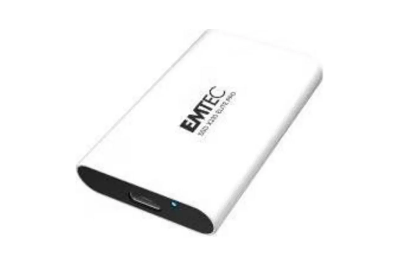 Disco duro Emtec X210P 1 TB SSD USB-C 2000MB/s 1700MB/s cable incluido