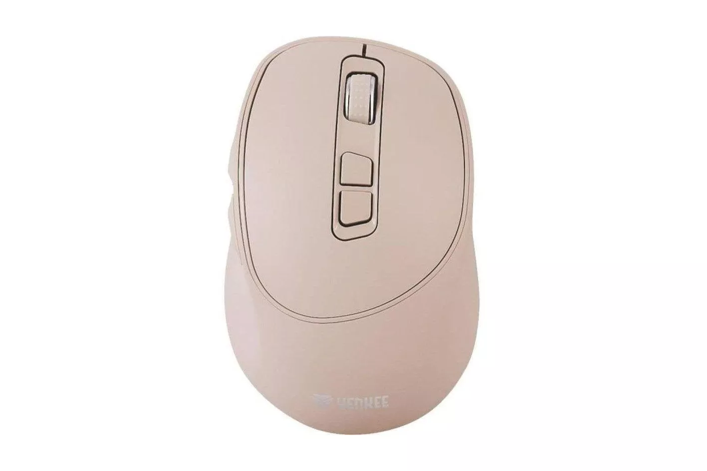 Rat&oacute;n Yenkee YMS 2080BG Inal&aacute;mbrico 2.4 GHz 800-2400 DPI Beige y marr&oacute;n Recargable USB-C