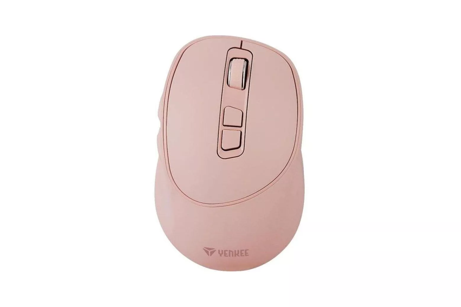Rat&oacute;n Yenkee YMS 2080PK Inal&aacute;mbrico 2400 DPI Rosa Recargable USB-C 6 Botones