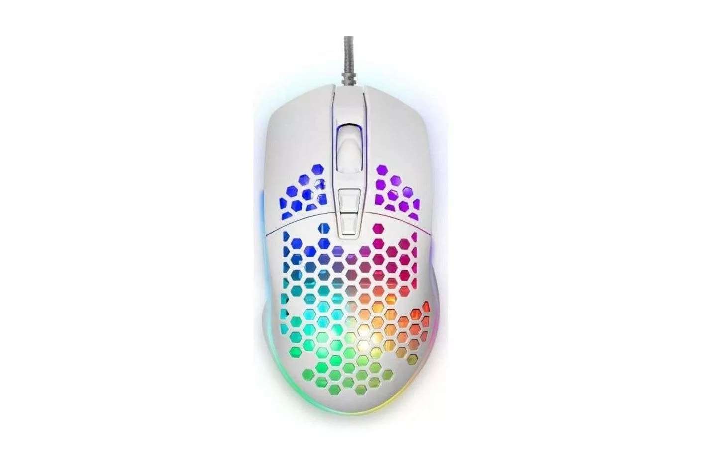 Rat&oacute;n Yenkee YMS 3030WE USB Cable 6400 DPI RGB 7 Botones Ligero 75 g