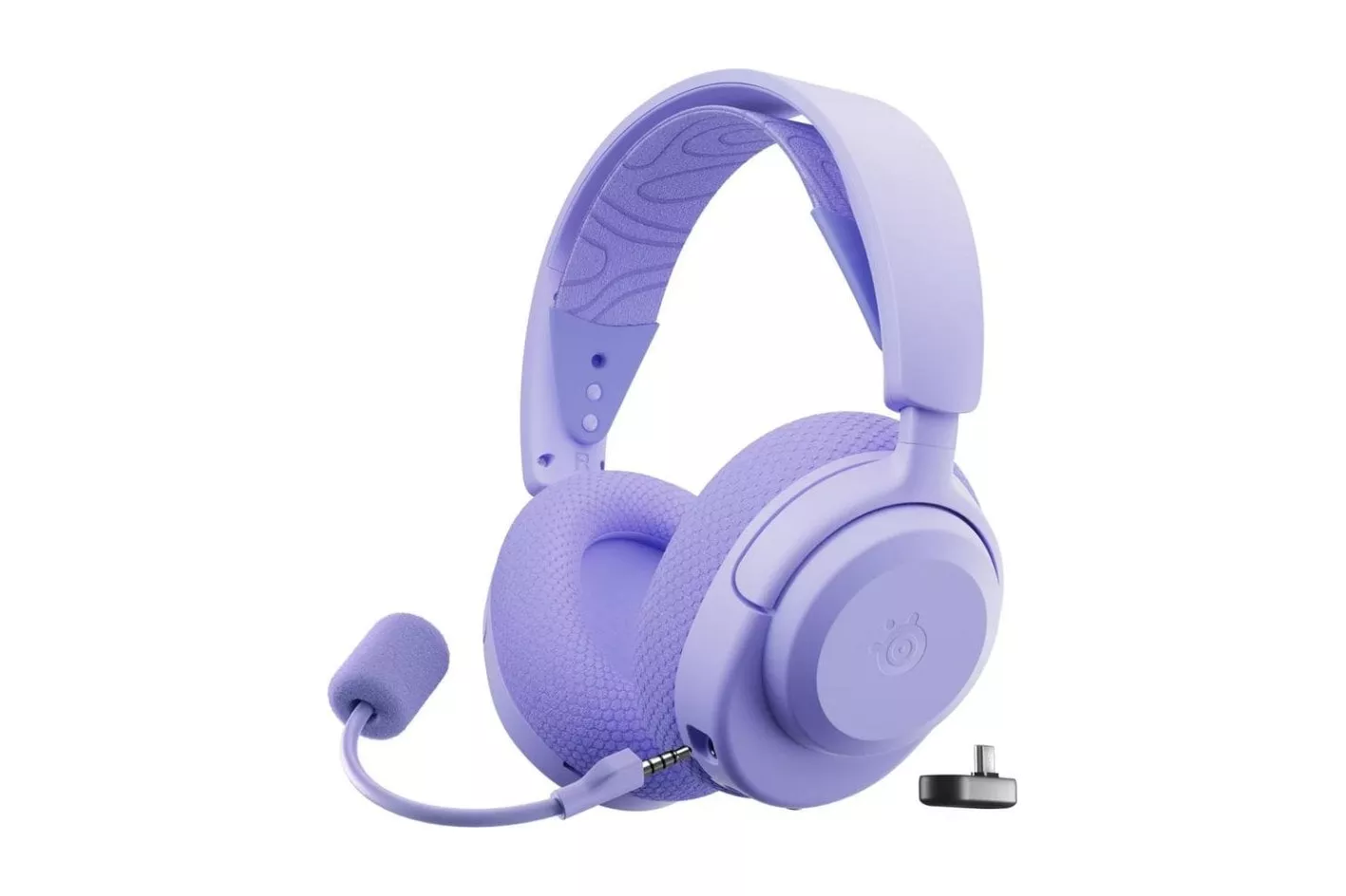 Auriculares SteelSeries Arctis Nova 3 inal&aacute;mbricos Bluetooth y RF Gaming Violeta