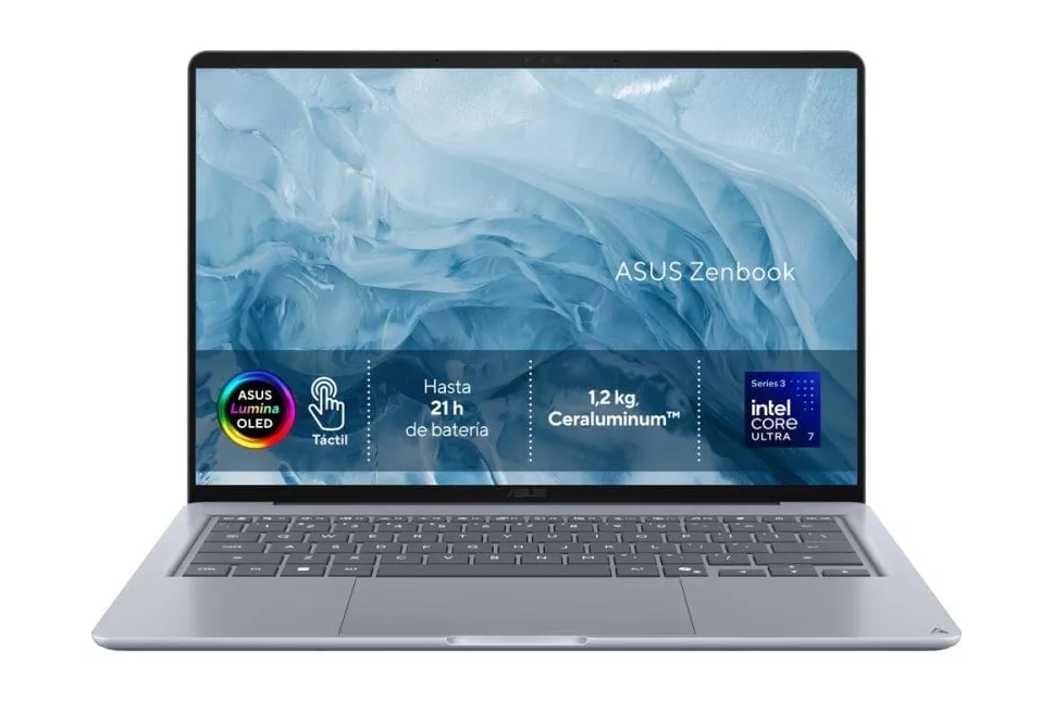 Port&aacute;til Asus Zenbook 14 UX3480AA 14" Intel Core Ultra 7 355 24GB 512GB SSD Intel Graphics Windows 11 Home