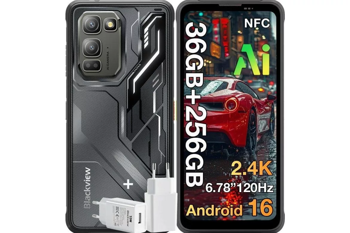 Blackview Fort 5 4G 12GB 256GB 6.78" Negro Incluye cargador