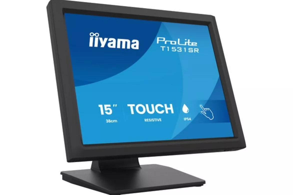 Monitor iiyama ProLite T1531SR-B2S 15" XGA 75Hz VA t&aacute;ctil resistivo 18 ms