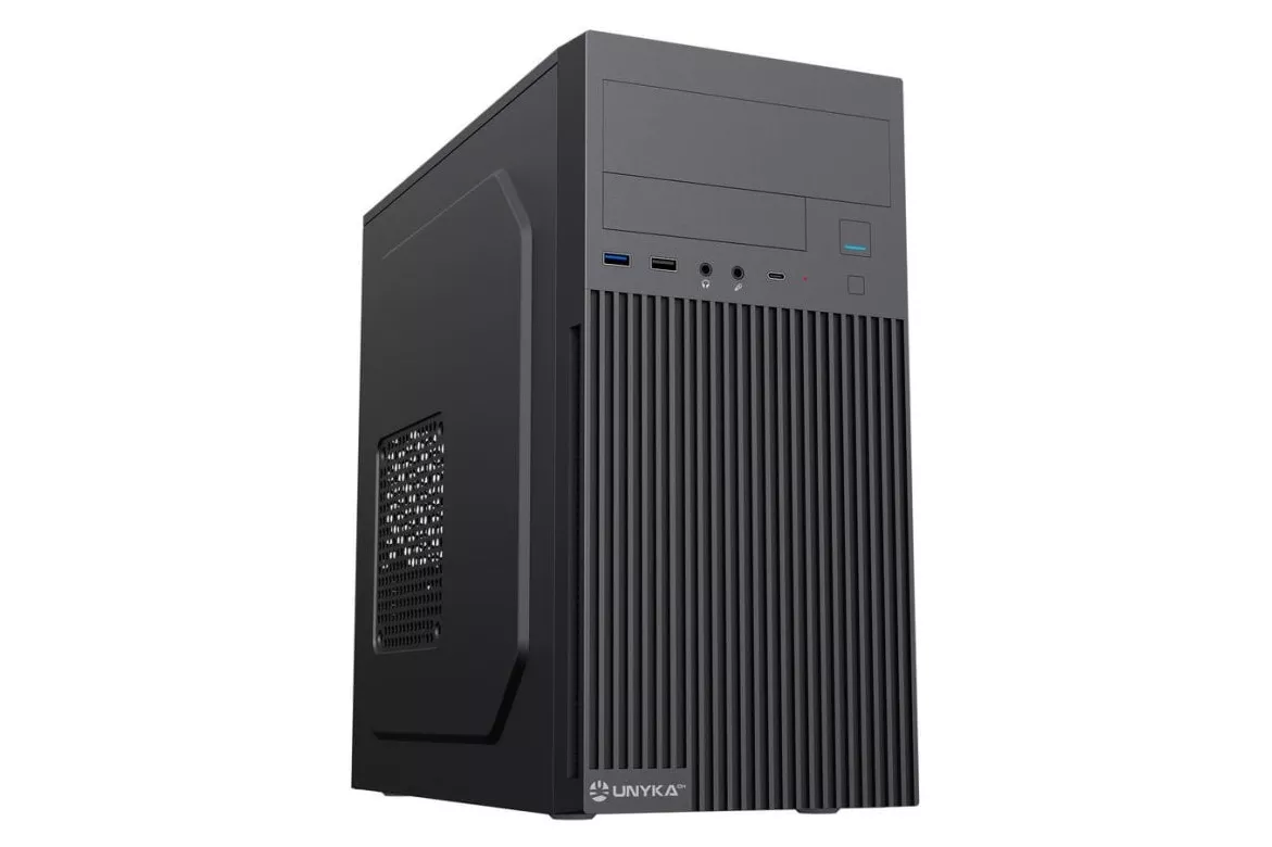 Caja UNYKAch AERO C260 Micro ATX con fuente 500 W USB-C