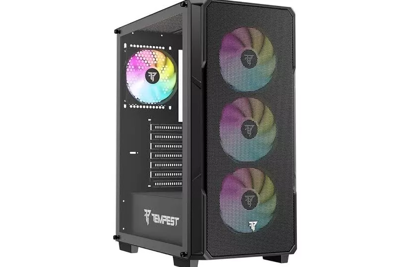 Tempest Garrison ARGB Caja ATX Cristal Templado USB 3.0 Negra