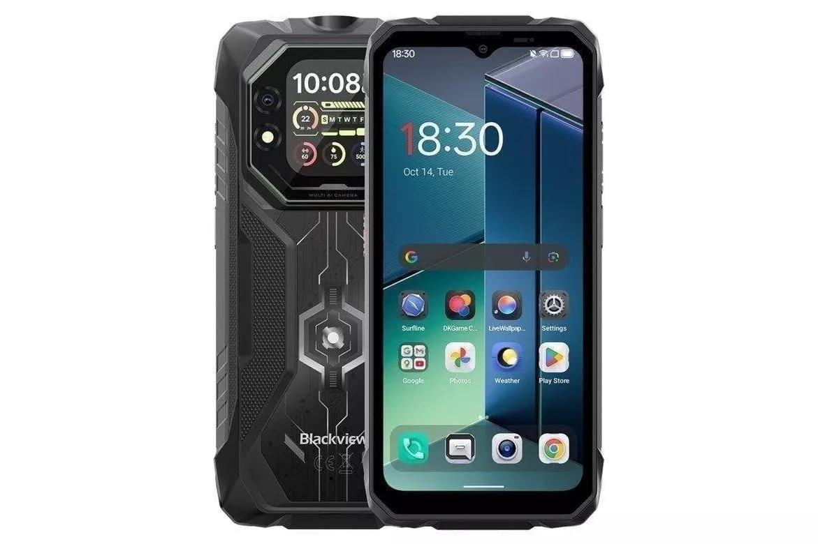 Blackview ROCK 1 4G 8GB 256GB 6,56" Negro rugerizado