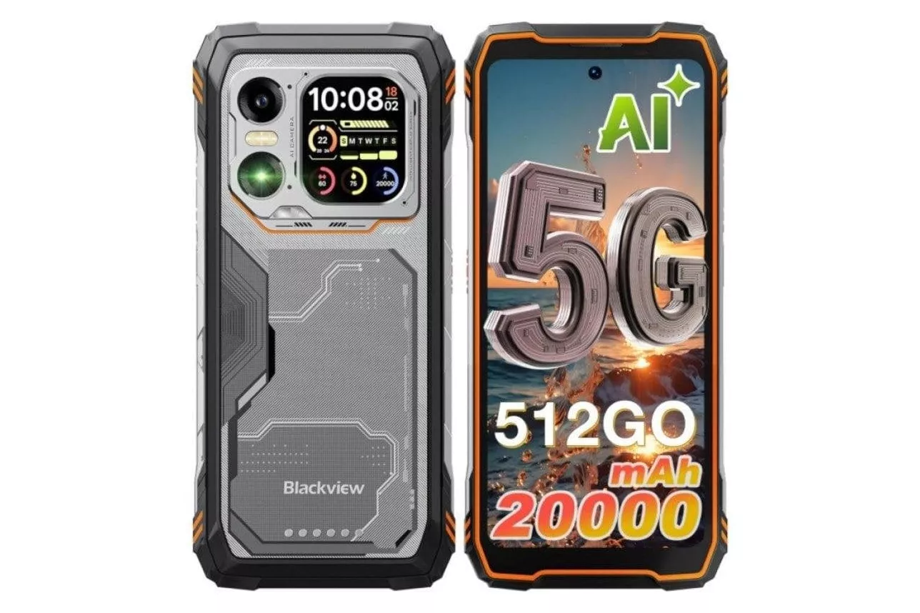 Blackview XPLORE 1 5G 16GB 512GB 6.78" Naranja c&aacute;mara 64MP