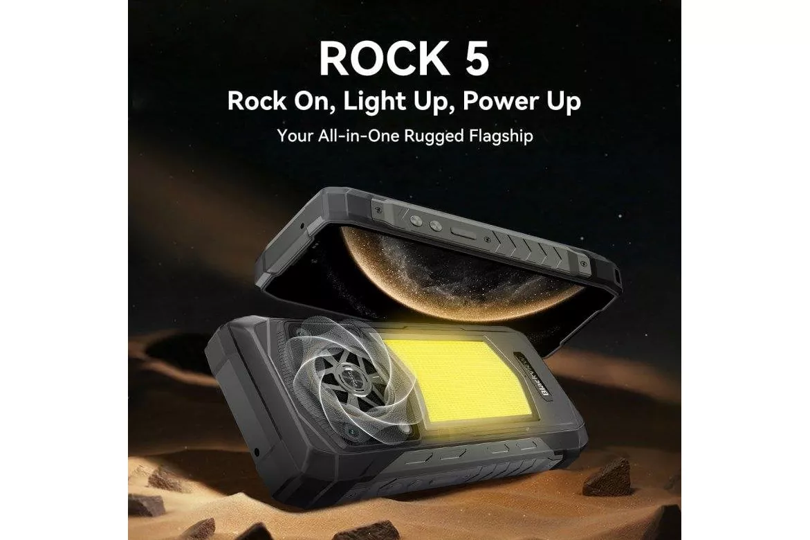 Blackview Rock 5 4G 12GB Negro 256GB 6,78" bater&iacute;a prolongada