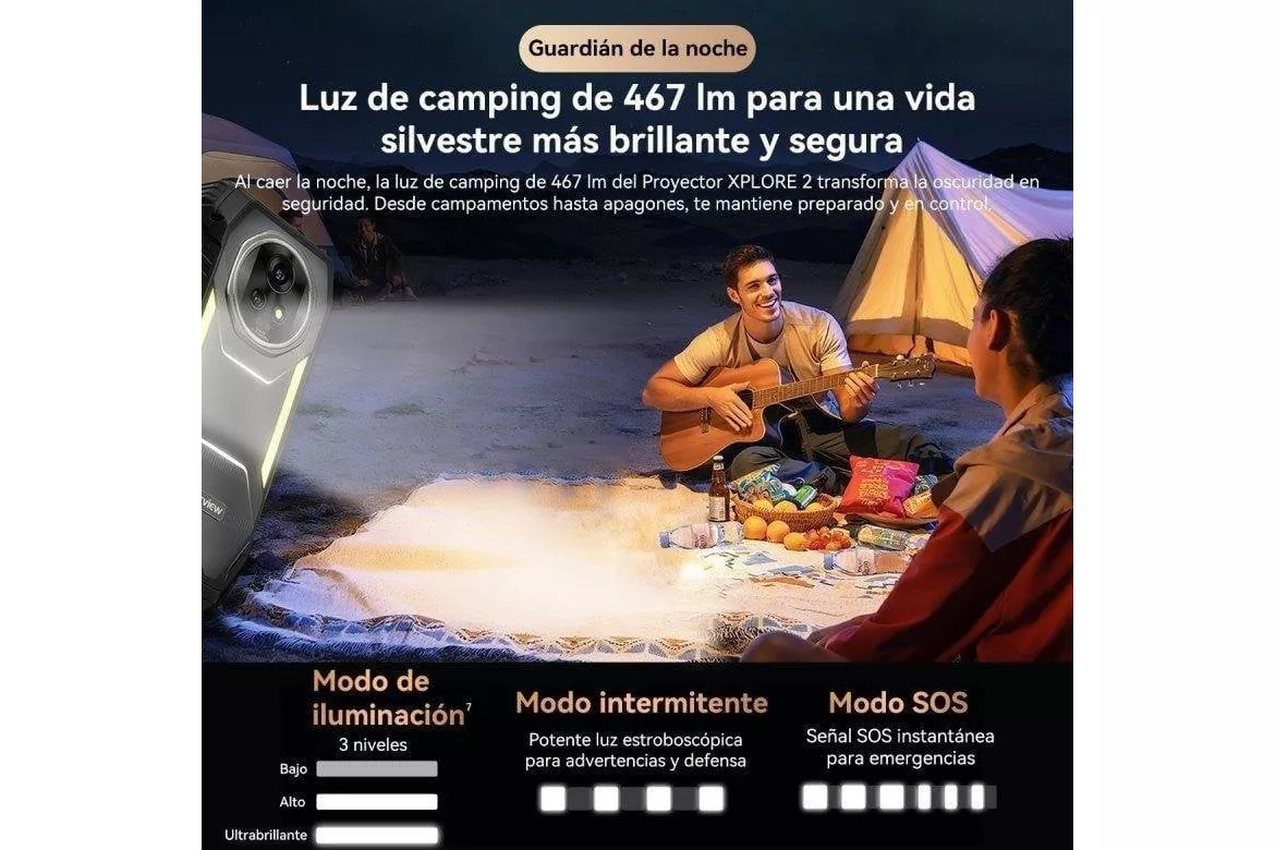 Blackview Xplore 2 Projector 5G 16GB 1TB 6.73" Negro
