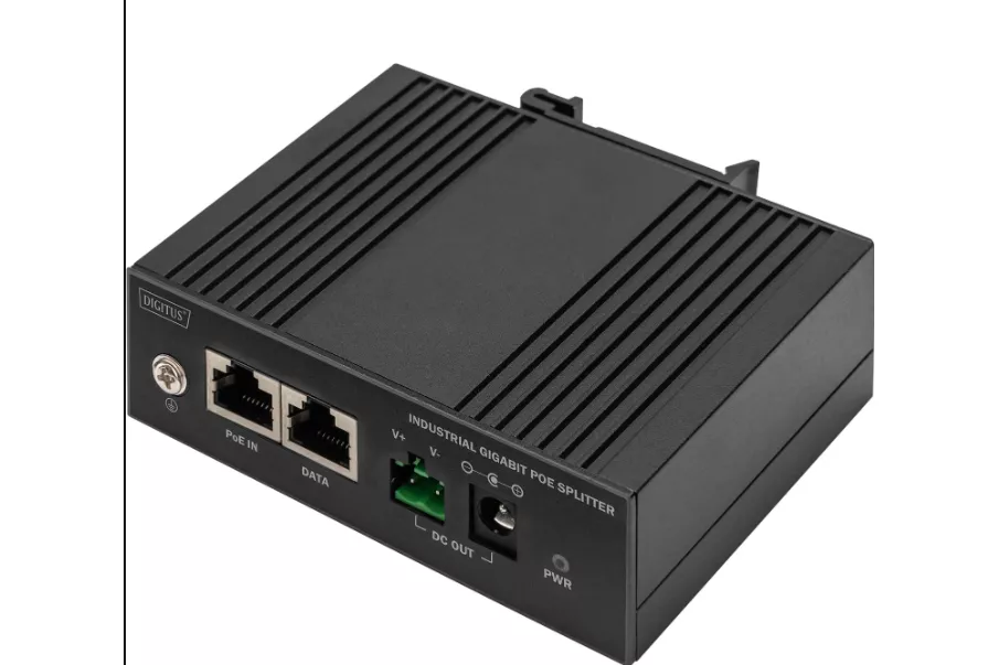 Divisor PoE Ethernet Gigabit, Industrial, 60 W, Splitter PoE