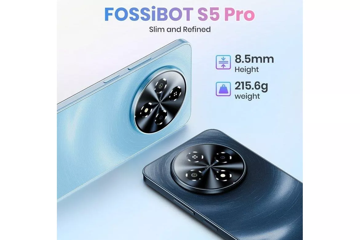 Fossibot S5 Pro 4G 8GB 6.88" 256GB Negro bater&iacute;a 6000mAh