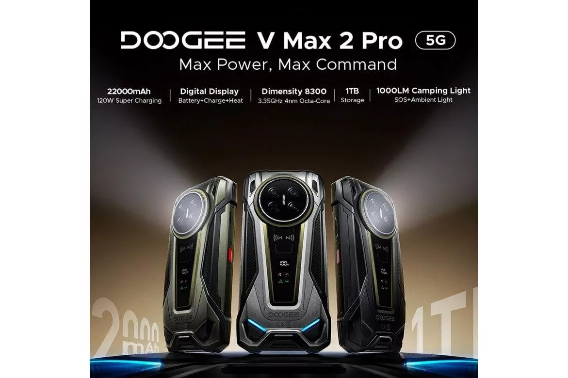 Doogee V Max 2 Pro 5G 16GB 1TB 6.78" Gris