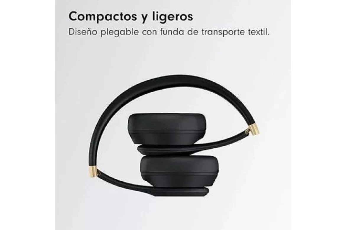 Auriculares Beats Solo 4 inal&aacute;mbricos Bluetooth para uso diario Negro y Oro