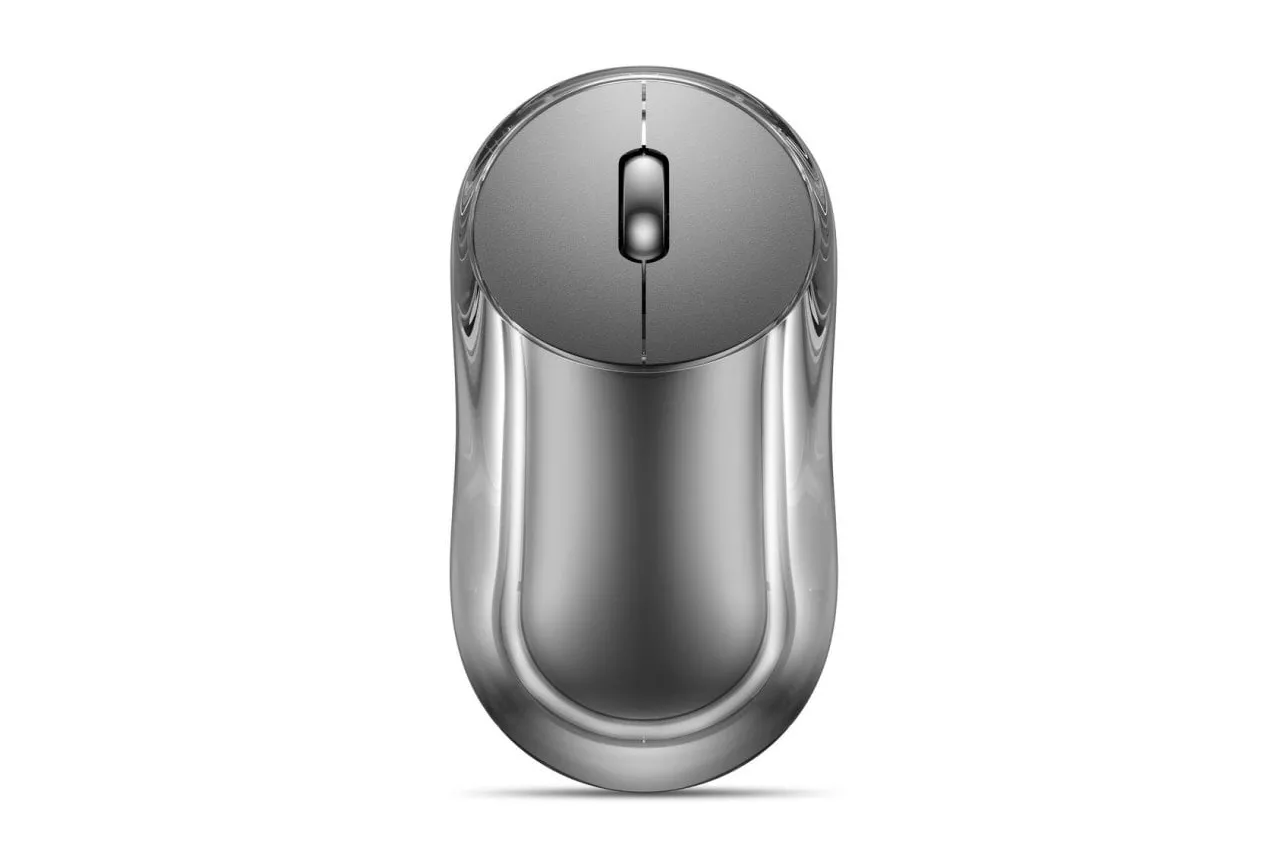 Rat&oacute;n Lenovo 8000 Bluetooth/USB 4000 DPI gris recargable