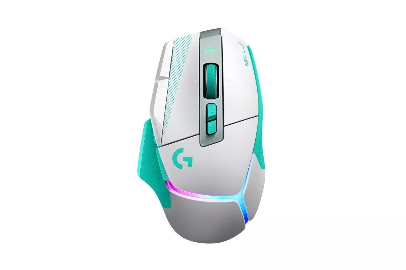 Rat&oacute;n Logitech G502 X PLUS inal&aacute;mbrico gaming 44000 DPI RGB LIGHTSPEED menta
