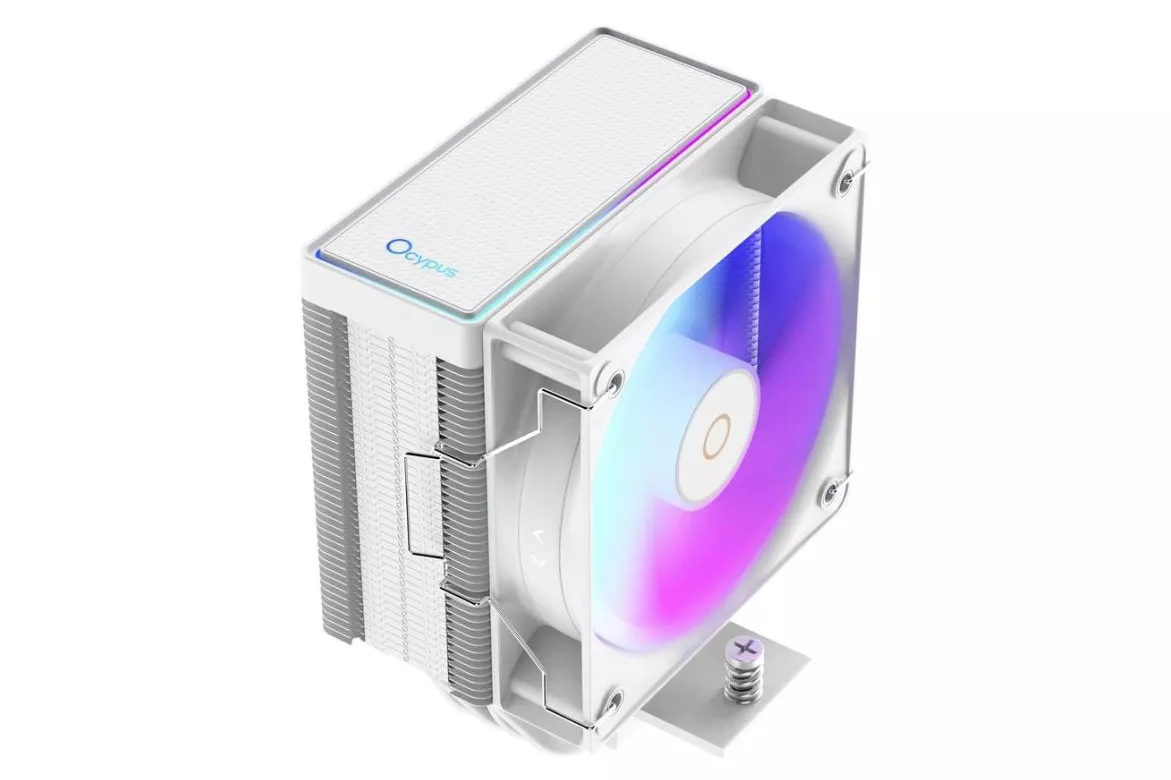 Refrigeraci&oacute;n aire Ocypus Socket AM4 AM5 100 mm Gamma A40 ARGB blanco
