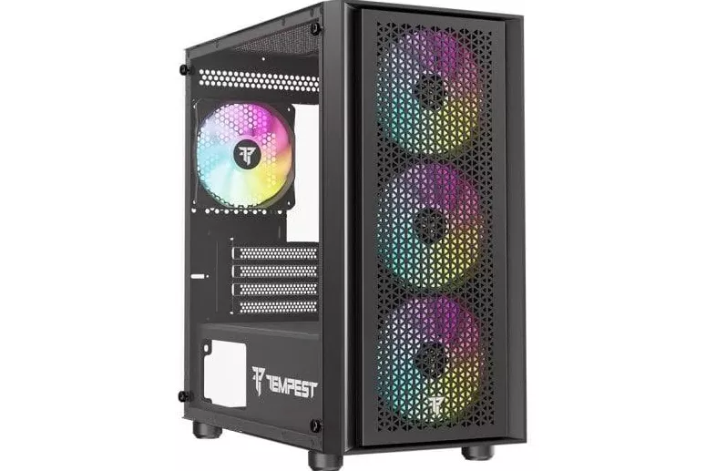 Tempest Rampart ARGB M-ATX Cristal Templado USB 3.0 Negra Colours of Magic Ravenclaw
