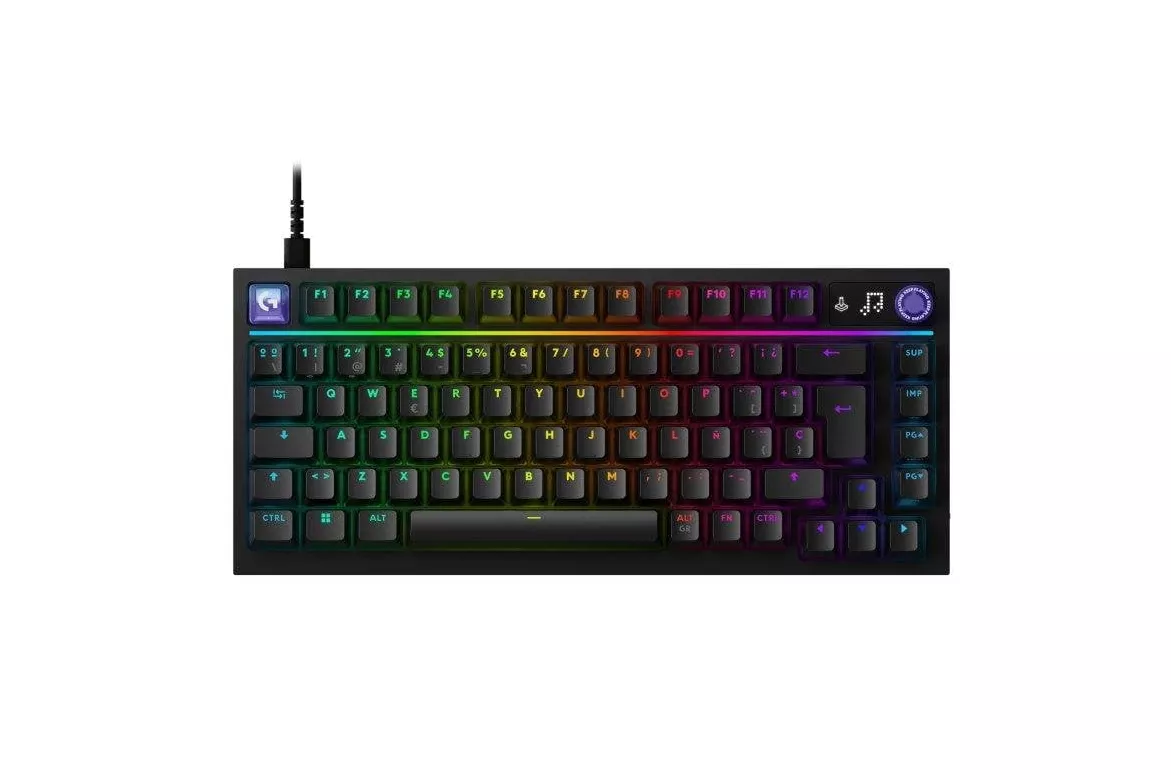 Teclado Logitech G316 X mec&aacute;nico con interruptores intercambiables y RGB LIGHTSYNC negro