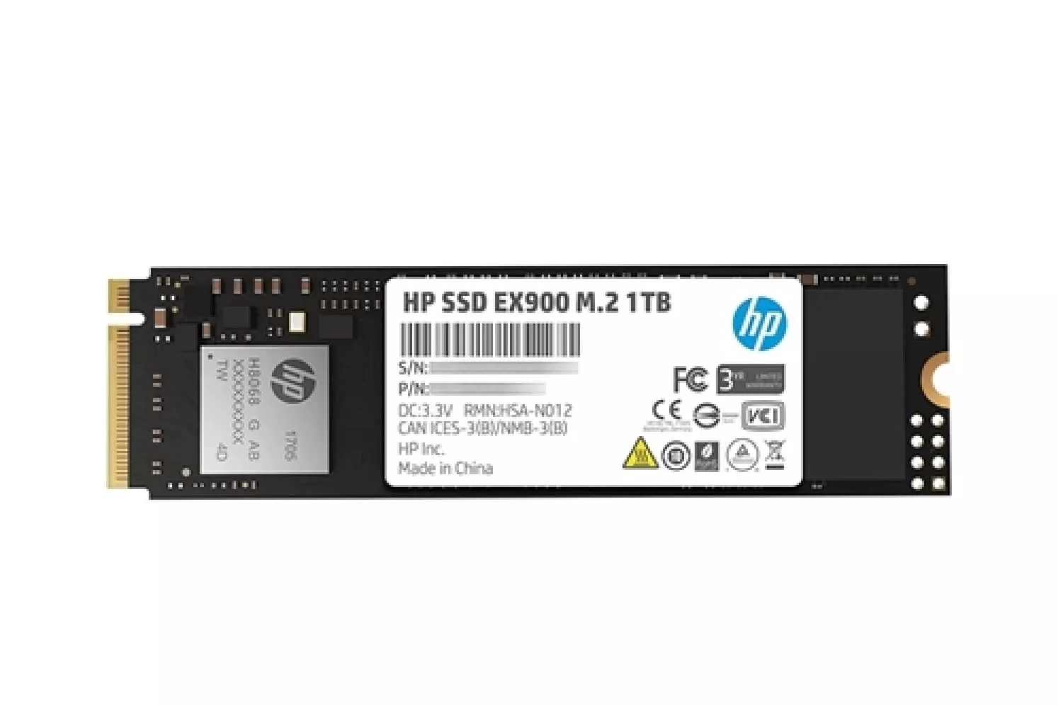 HP SSD EX900 1TB PCIe Gen 3x4 NVMe 1.3