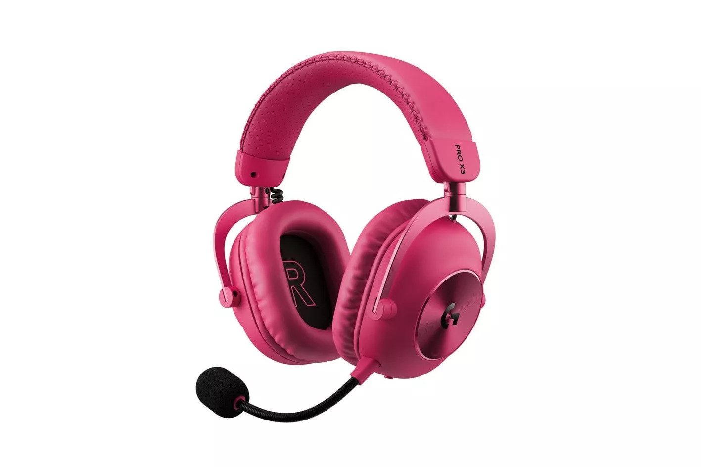 Auriculares Logitech PRO X3 LIGHTSPEED inal&aacute;mbricos Bluetooth USB gaming rosas