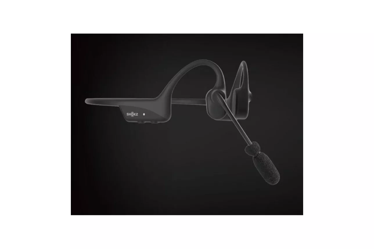Auriculares Shokz C120-AQ inal&aacute;mbricos para oficina, negros