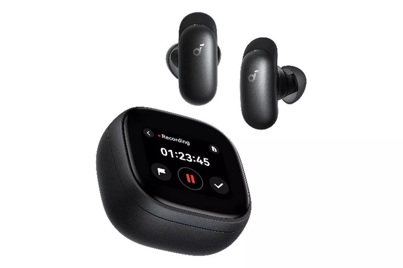 Auriculares Soundcore Liberty 5 Pro Max Bluetooth con cancelaci&oacute;n de ruido, negros