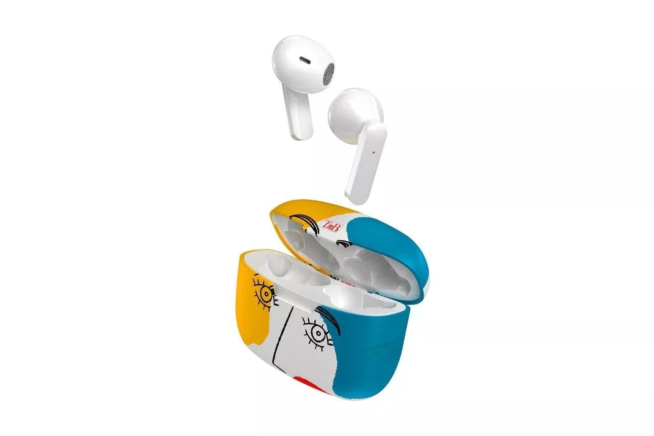 Auriculares T'nB Art 3 inal&aacute;mbricos Bluetooth con control t&aacute;ctil, multicolor