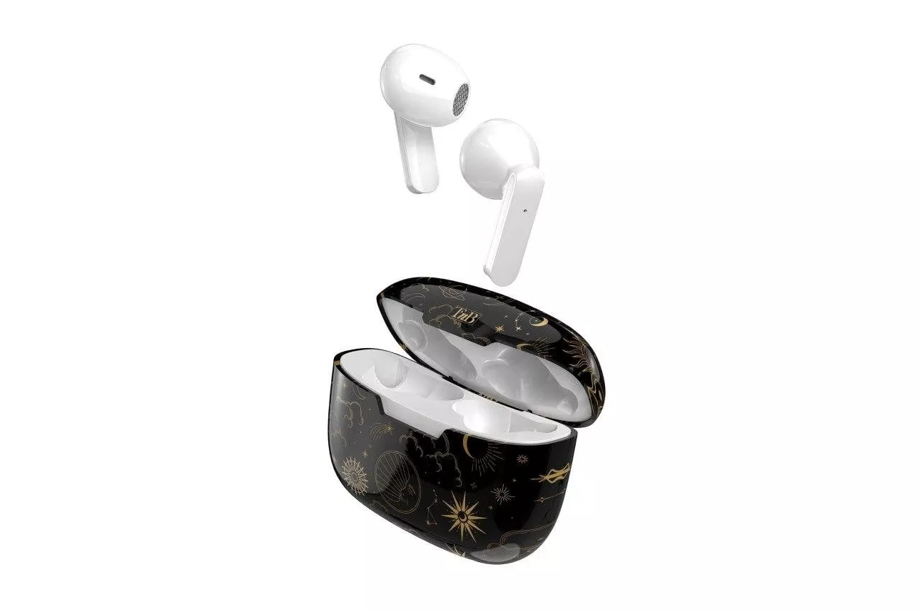 Auriculares T'nB Astro inal&aacute;mbricos Bluetooth con control t&aacute;ctil, multicolor