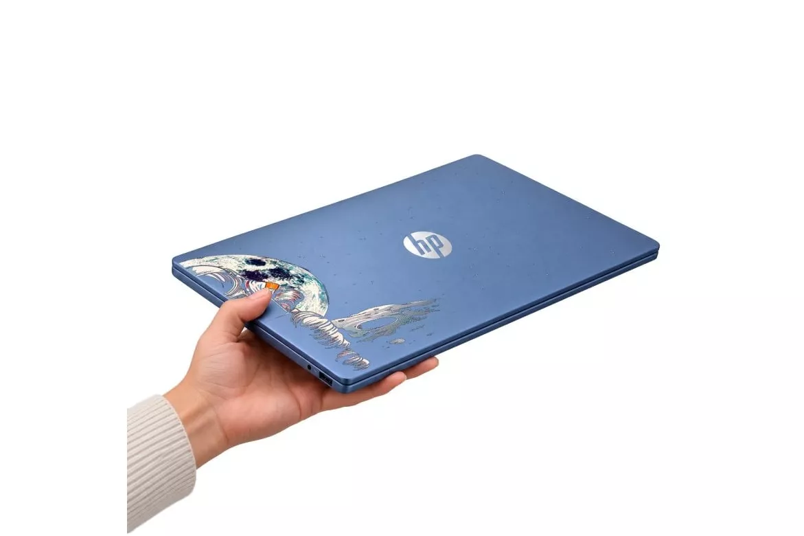 Port&aacute;til HP OmniBook 3 16-by0025ns 16" AMD Ryzen 5 40 16GB 1TB SSD Radeon 610M FreeDOS Azul/Space