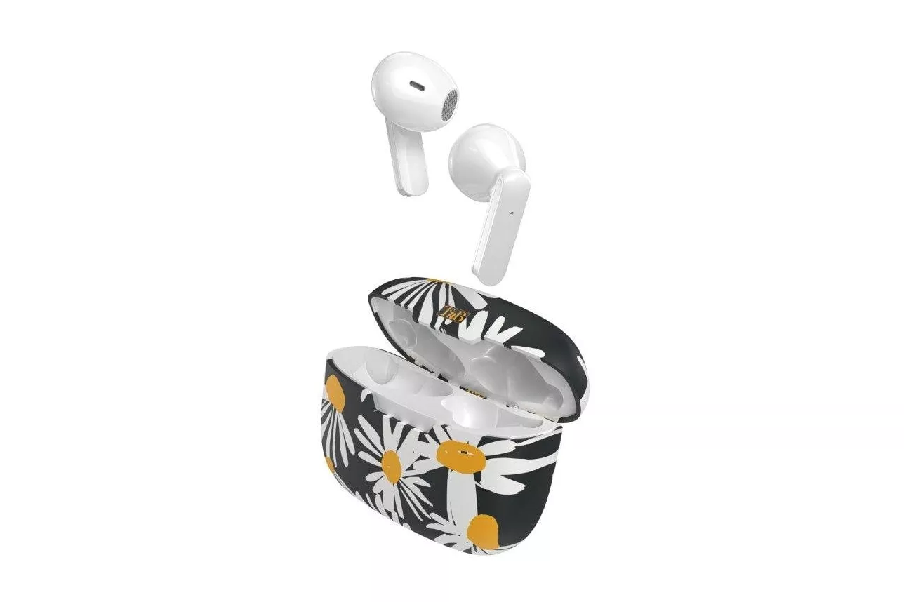 Auriculares T'nB Marguerite inal&aacute;mbricos Bluetooth para m&uacute;sica y llamadas, multicolor