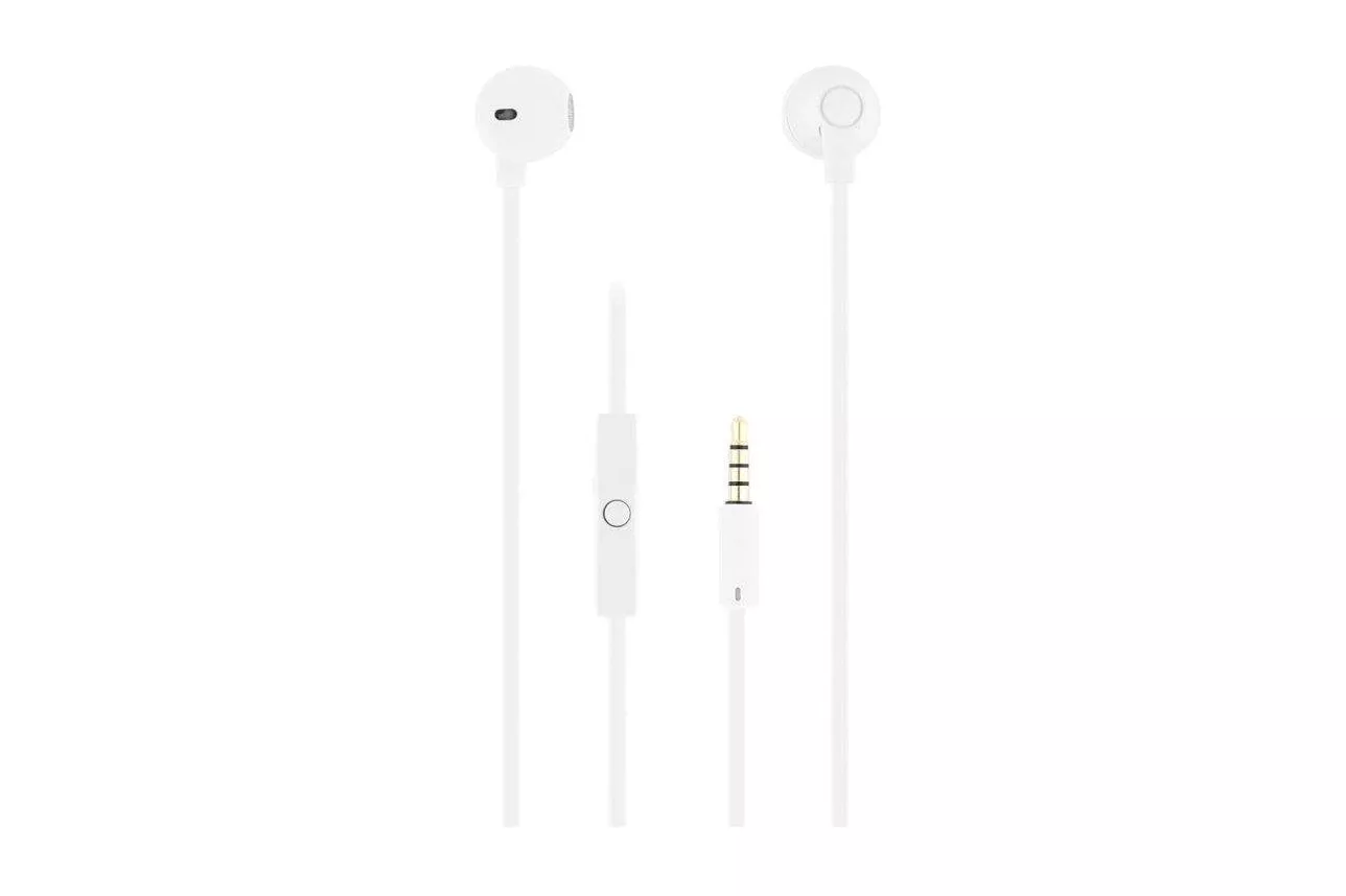 Auriculares T'nB SWEET con cable, jack 3,5 mm para llamadas y m&uacute;sica, blancos
