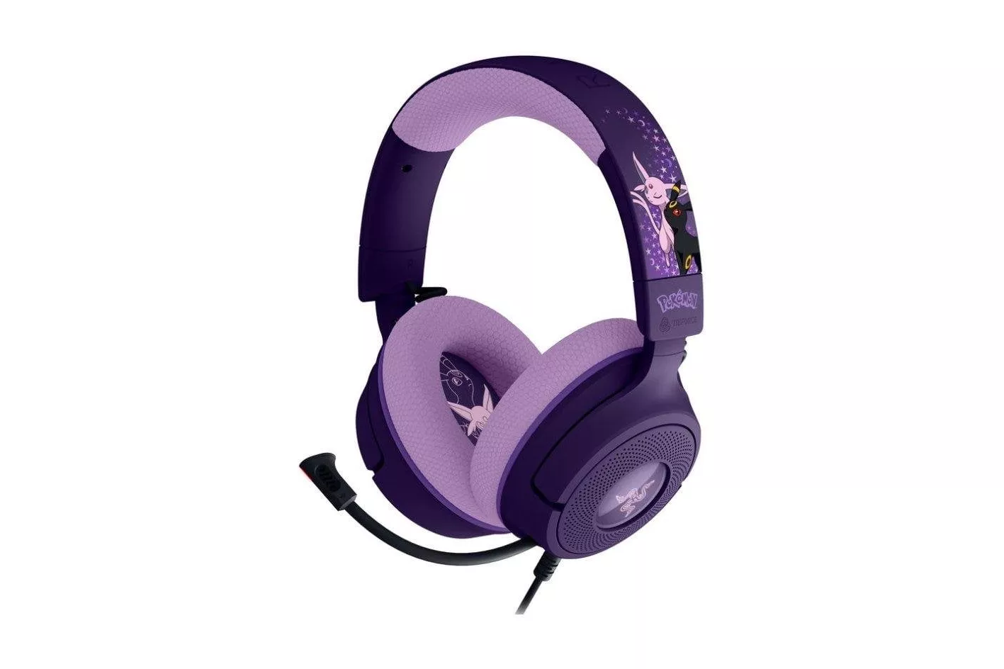 Auriculares Razer Kraken V4 X con cable USB-C y USB-A gaming RGB Espeon & Umbreon