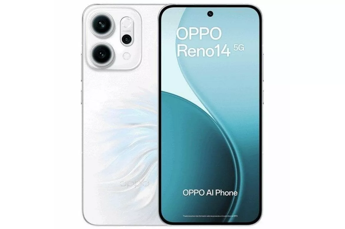 OPPO Reno14 5G 12GB 256GB 6.59" Blanco