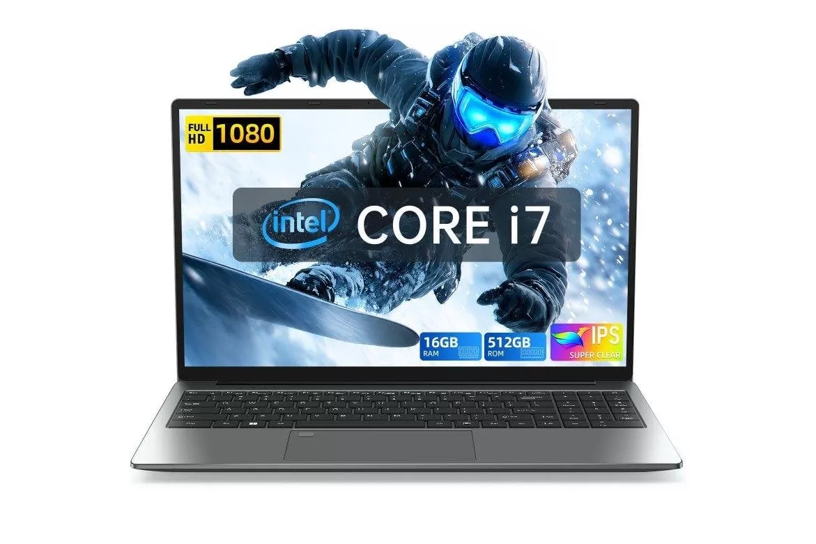 Port&aacute;til Intechne 16" Intel Core i7-8750H 16 GB 512 GB SSD Windows 11 Pro