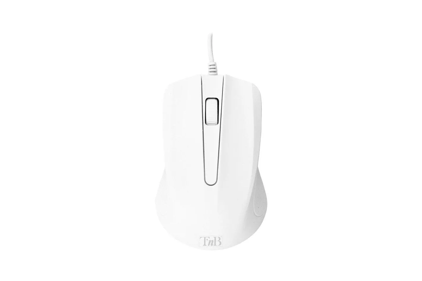 Rat&oacute;n TnB Shark con cable USB 1000 DPI blanco