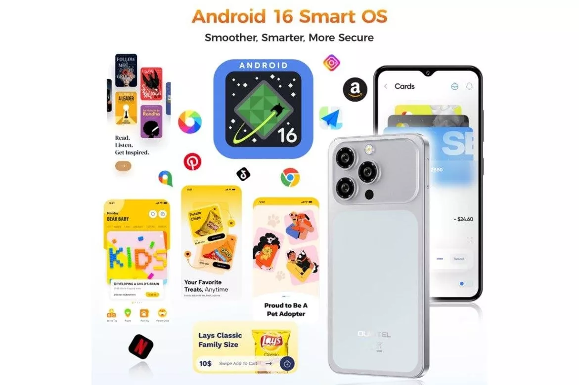 Oukitel C17 4G 4GB 64GB 6.52" Azul