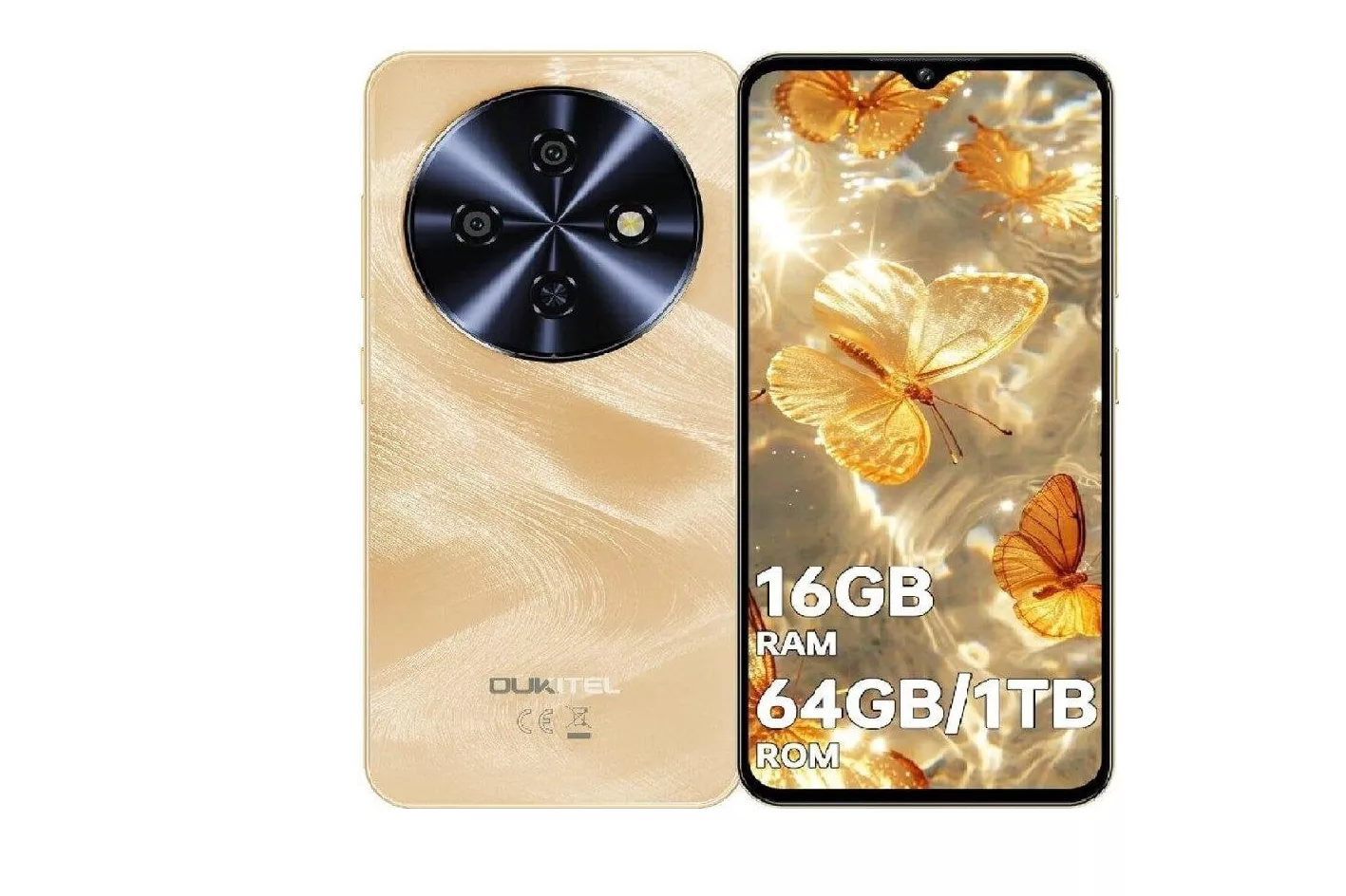 Oukitel C5 4G 4GB 64GB 6.52" Dorado