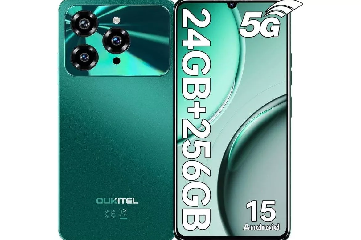 Oukitel C6 5G 8GB Verde 6.8" 256GB bater&iacute;a larga