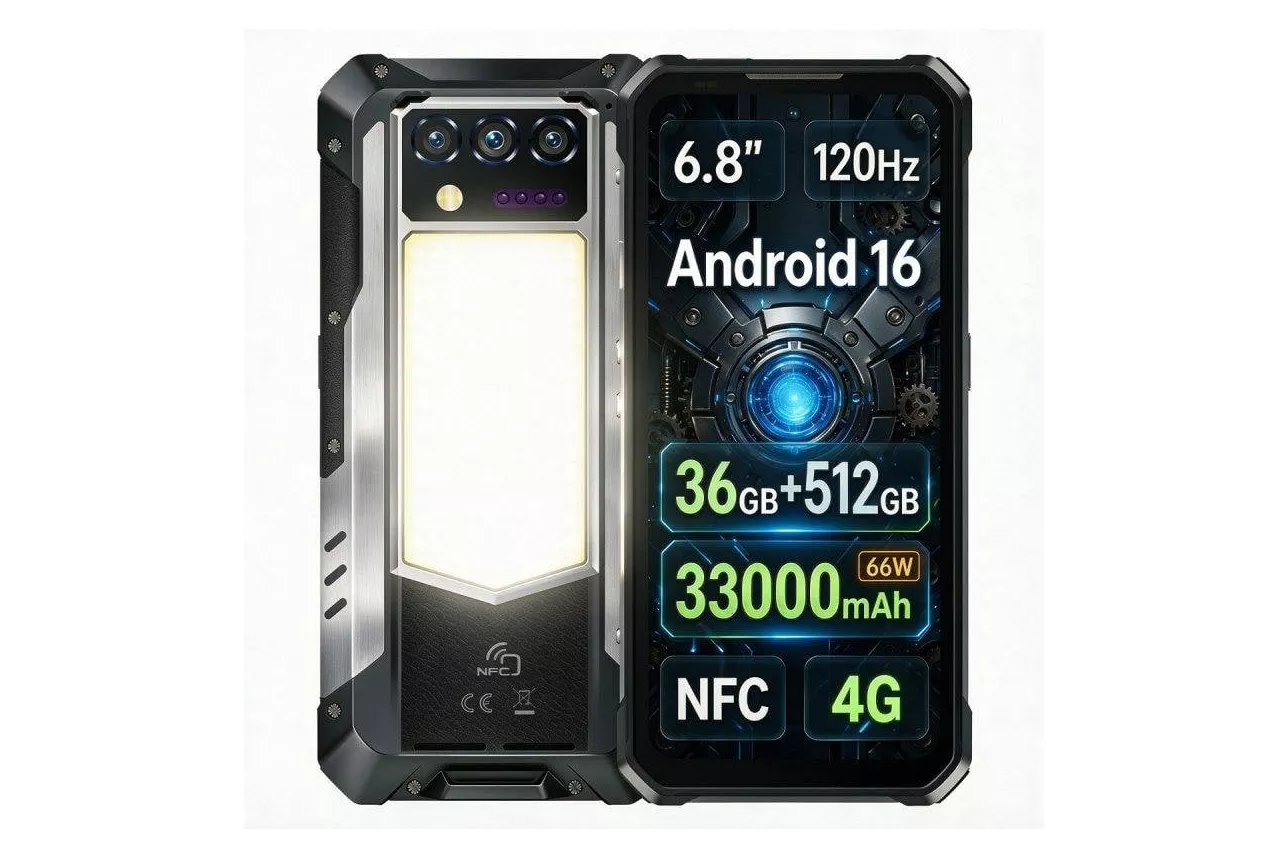 Oukitel WP100 Plus 4G 12GB 512GB 6.8" Negro