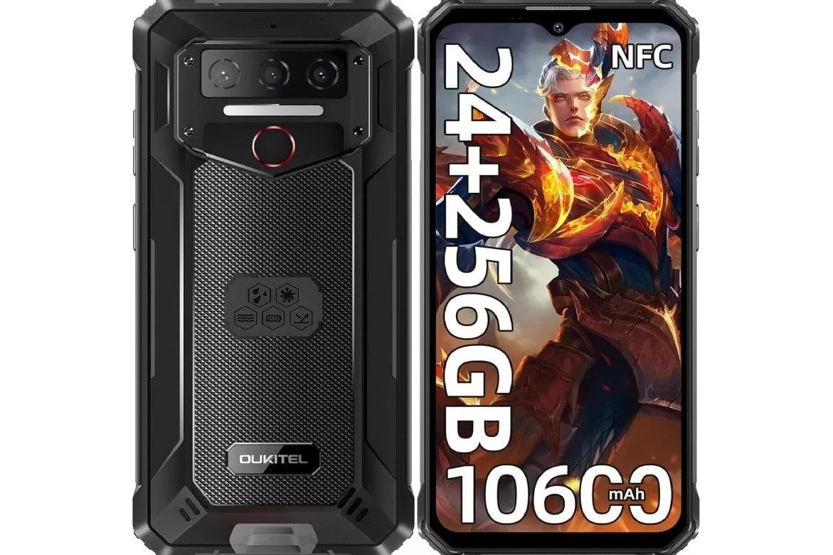 Oukitel WP23 Plus 4G 8GB Negro 256GB 6.52" Bater&iacute;a de 10600 mAh